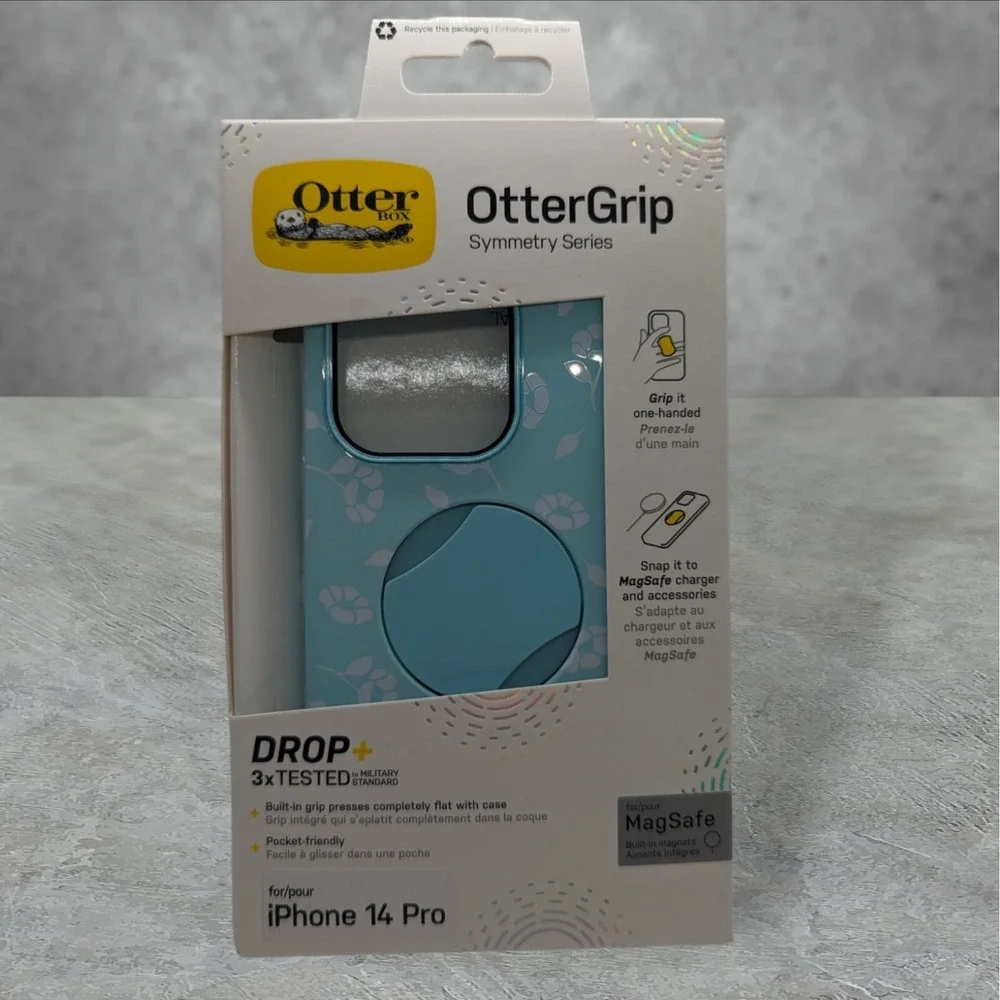 Q4. OtterBox‎ OtterGrip Symmetry Series iPhone 14 Pro - Poppies By The Sea